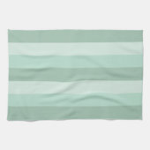 Green Striped Ombre Küchenhandtücher Geschirrtuch (Horizontal)