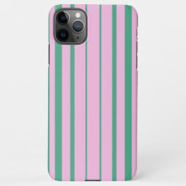 Green Stripes and Soft Pink iPhone 11 Pro Max Case iPhone 11Pro Max Hülle