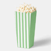 Green Stripes Popcorn Gefallen Box Geschenkschachtel (Geplatzt)