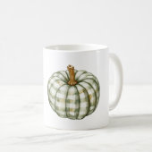 Green Stripes Pumpkin   Kaffeetasse (VorderseiteRechts)