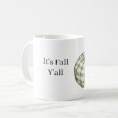 Green Stripes Pumpkin   Kaffeetasse (Vorderseite Links)