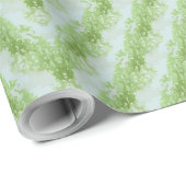 Green Stripes Squash Pattern Geschenkpapier (Rolleneckpunkt)