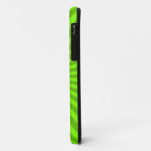 Green Stripey Sun Burst Abstrakt Case-Mate iPhone Hülle (Hinten/Links)