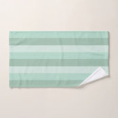 Green Striping Ombre Badhandtuch Set (Handtuch)