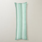 Green Striping Ombre Seitenschläferkissen (Rückseite (Vertikal))