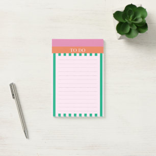 Green Strips Colorful Diary Journal Post-it Klebezettel
