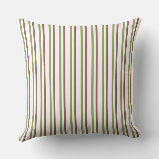 green strips throw pillow kissen (Rückseite)