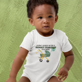 Green Stroller - Mommy-Powered Baby Bodysuit Baby Strampler