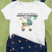 Green Stroller - Mommy-Powered Baby Bodysuit Baby Strampler