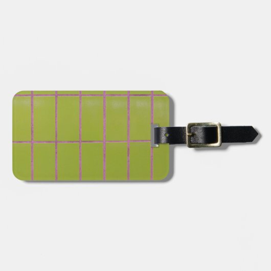 Green Struktur Gepäckanhänger (Vorderseite horizontal)