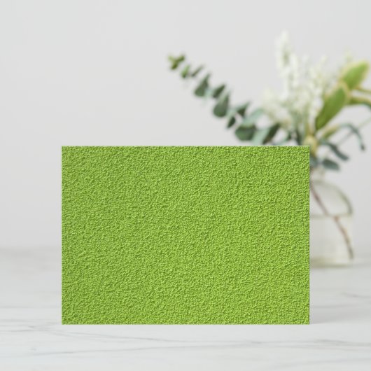 Green Stucco Wall Background Einladung (Stehend Vorderseite)