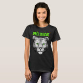 Green Style Apres Ski Snow Leopard T-Shirt (Vorne ganz)