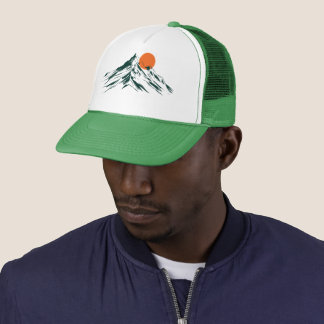 Green Style Trucker Hat Truckerkappe