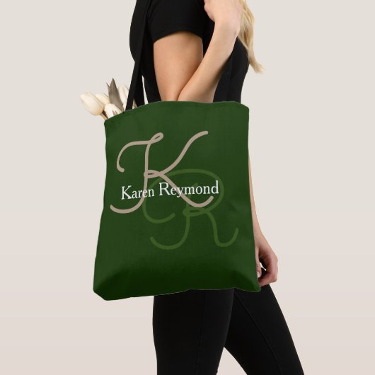 Green Stylish Monogram Tasche (Von Nahem)