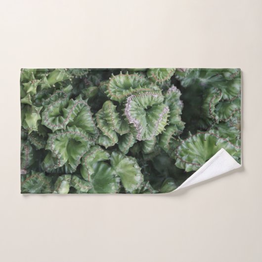 Green Succulent Handtuch (Handtuch)