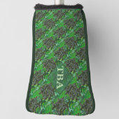Green Succules Lattice Muster Golf Putter Abdeckun Golf Headcover (Rotieren 90)