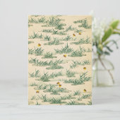 Green Summer Firefly art Einladung (Stehend Vorderseite)