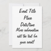 Green Summer Firefly art Einladung (Rückseite)