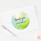 Green Sun danke Ihnen, Aufkleber (Umschlag)