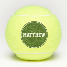 Green Super Sport Individuelle Name Tennisbälle