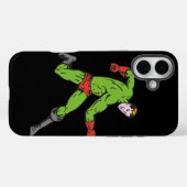 Green Superhero Case-Mate iPhone Hülle (Rückseite (Horizontal))