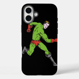 Green Superhero iPhone 16 Plus Hülle