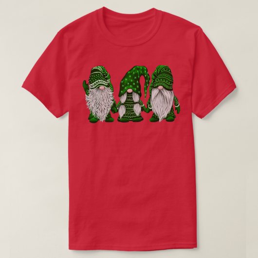 Green Sweater Gnome St T-Shirt (Design vorne)