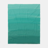 Green Sweep Ombre Fleecedecke (Vorderseite)