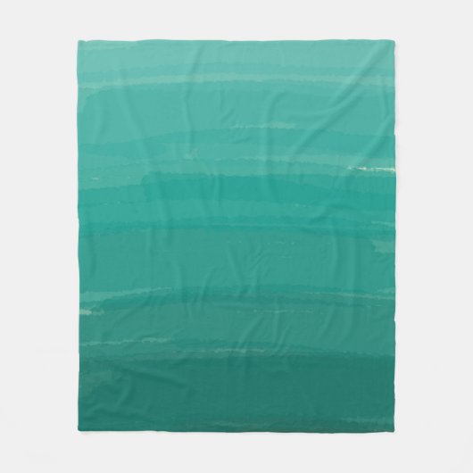Green Sweep Ombre Fleecedecke (Vorderseite)