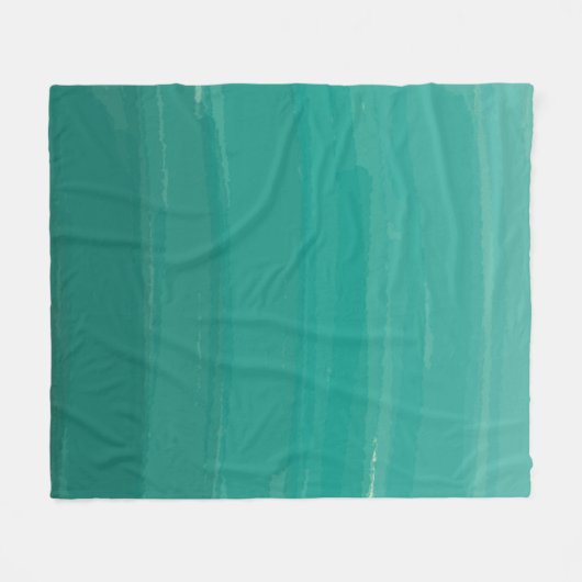 Green Sweep Ombre Fleecedecke (Vorderseite (Horizontal))