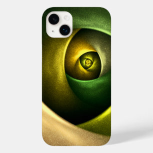 Green Swirl Floral Modernes Abstraktes Kunstmuster Case-Mate iPhone 14 Plus Hülle
