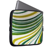 Green Swirl Laptop Bag Laptopschutzhülle (Vorne Rechts)