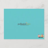 Green Swirl Moschee Ramadan/Eid Banner/Streamer Postkarte (Rückseite)