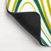 Green Swirl Mouse Pad Mousepad (Ecke)