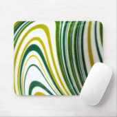 Green Swirl Mouse Pad Mousepad (Mit Mouse)