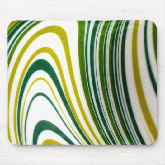 Green Swirl Mouse Pad Mousepad (Vorne)