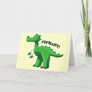 Green T-Rex Karte