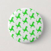 Green t-rex pattern button (Vorderseite)