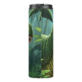 Green T-Rex Roaring Jungle Thermosbecher (Rückseite)