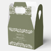 Green Talavera Tile Fiesta Baby Sprinkle Dessert Geschenkschachtel (Geöffnet)