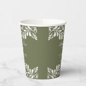 Green Talavera Tile Spanische Fiesta Babydusche Pappbecher (Links)