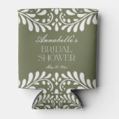 Green Talavera Tile Spanisches Fiesta-Brautparty Dosenkühler (Vorderseite)