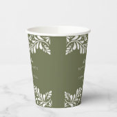Green Talavera Tile Spanish Fiesta Wedding Pappbecher (Links)
