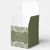 Green Talavera Tile Spanish Style Fiesta Wedding Geschenkschachtel (Geöffnet)