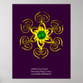 GREEN TALISMAN, lila Poster (Vorne)