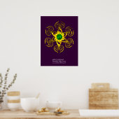 GREEN TALISMAN, lila Poster (Küche)