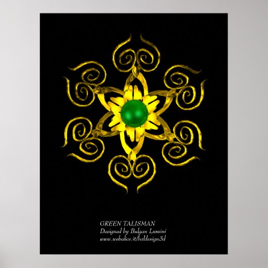 GREEN TALISMAN POSTER (Vorne)