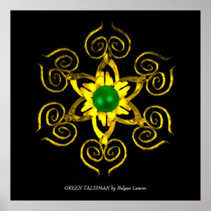 GREEN TALISMAN POSTER