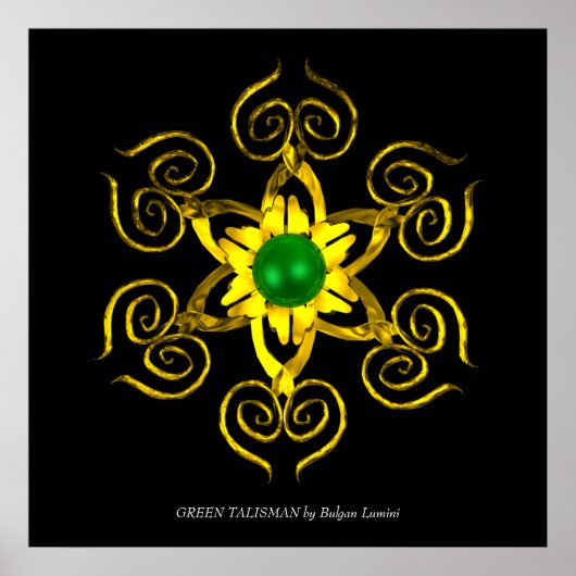 GREEN TALISMAN POSTER (Vorne)