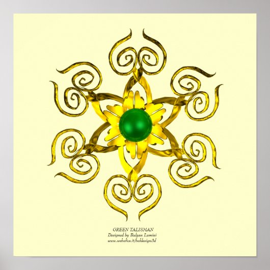 GREEN TALISMAN POSTER (Vorne)